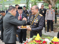 Kasdam XII/Tpr Pimpin Upacara dan Syukuran Peringatan HUT Ke-79 TNI di Wilayah Kalbar