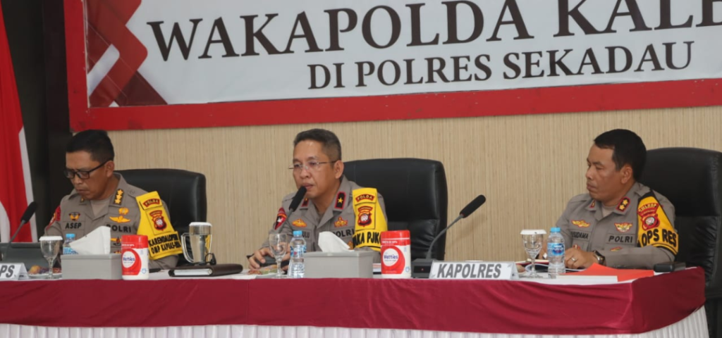 Wakapolda Kalbar Beri Asistensi Operasi Mantap Praja Kapuas 2024 di Polres Sekadau