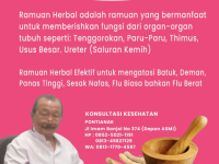 Ramuan Herbal Sinshe Franky SM: Solusi Alami untuk Kesehatan Optimal