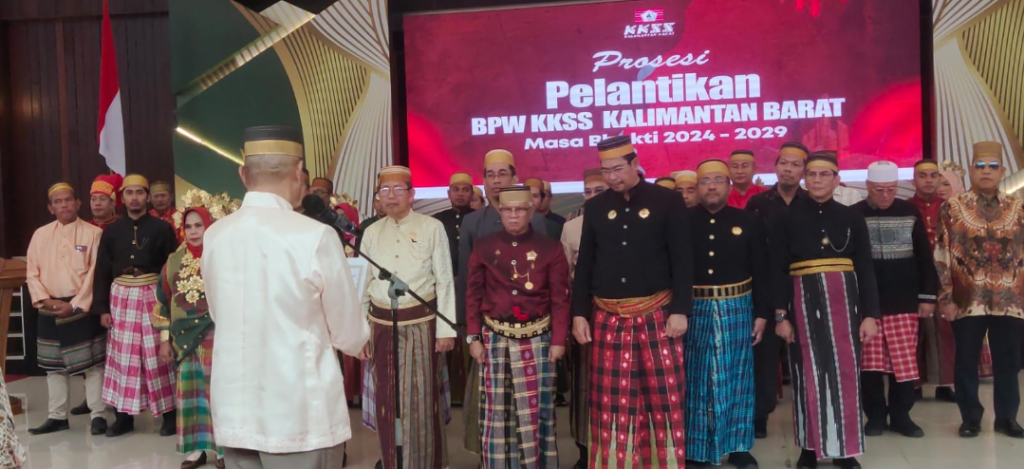 Kepengurusan BPW KKSS Kalbar Periode 2024-2029 Resmi Dilantik Oleh Ketua Umum BPP KKSS, Ini Pesan Penting Yang Disampaikannya