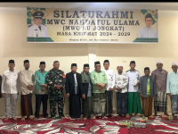 Majelis Wakil Cabang NU Jongkat Gelar Silaturahmi dengan Pengurus dan Tokoh Ormas di Wajok Hilir