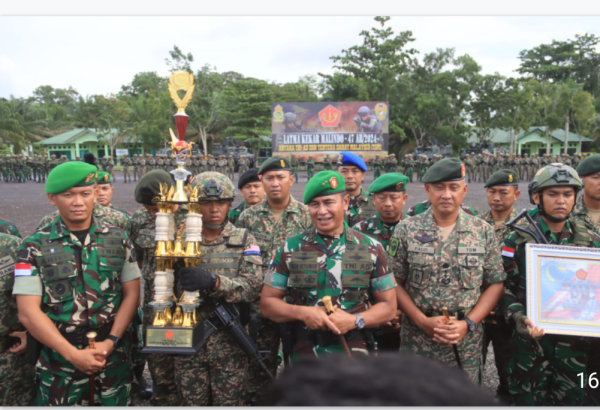 Pangdam XII/Tpr dan Panglima I Div Infantri TDM Tutup Latma Kekar Malindo-47/AB/2024