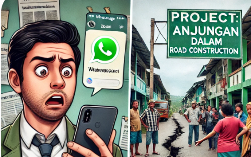 Direktur CV Lingkar Construction Diduga Lecehkan Wartawan Lewat Pesan WhatsApp