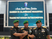 Pangdam Tanjungpura Pimpin Sertijab Danrem 121/Abw