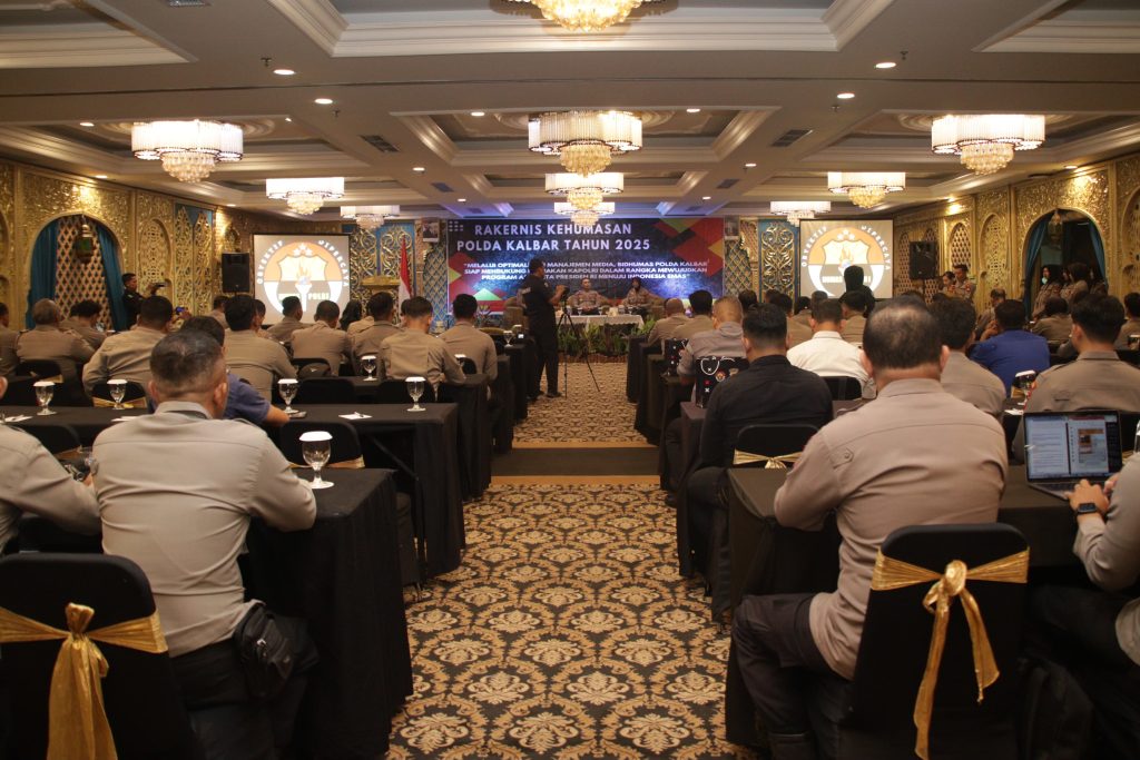 Polda Kalbar Gelar Rakernis Kehumasan 2025, Optimalkan Manajemen Media Dukung Indonesia Emas