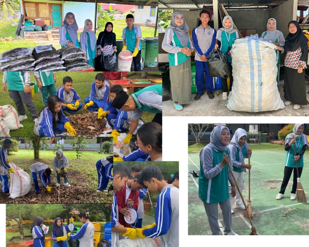 SMKN 1 Mempawah Hilir Gelar Cleanup Day, Tanamkan Budaya Zero Waste