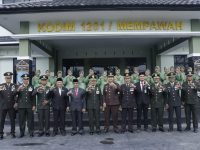 Maknai HUT ke-80 TNI, Prajurit Kodim 1201/Mempawah Kobarkan Semangat Pengabdian
