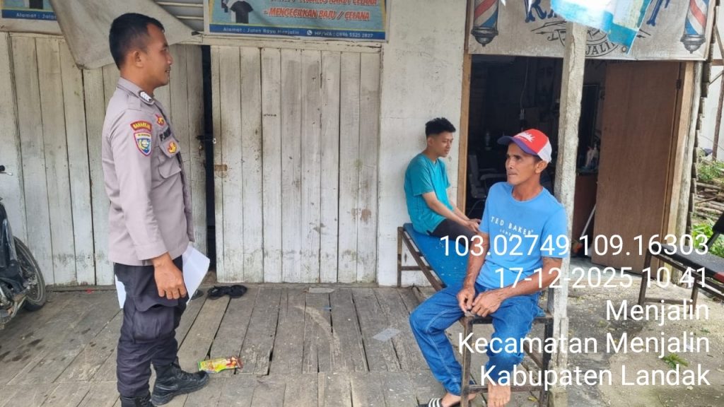 Patroli Siang Polsek Menjalin Jaga Kondusivitas Wilayah Desa Sepahat