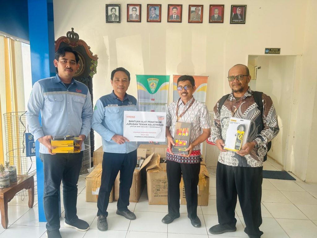 Perkuat Kesiapan Kerja Siswa, PT BAI Donasikan Alat Praktik Rp50 Juta ke SMKN 1 Mempawah Hilir
