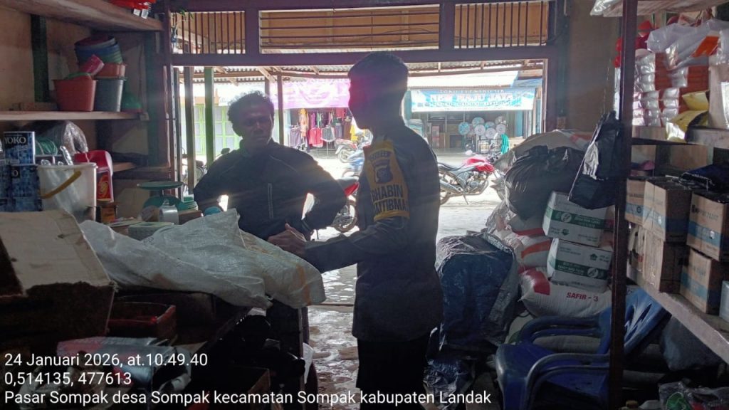 Melalui Patroli Sambang, Bhabinkamtibmas Subsektor Sompak Sampaikan Pesan Kamtibmas kepada Warga Binaan