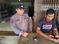 Ciptakan Situasi Tetap Kondusif, Personel Polsek Kuala Behe Sambangi Warga Dialogis Kamtibmas
