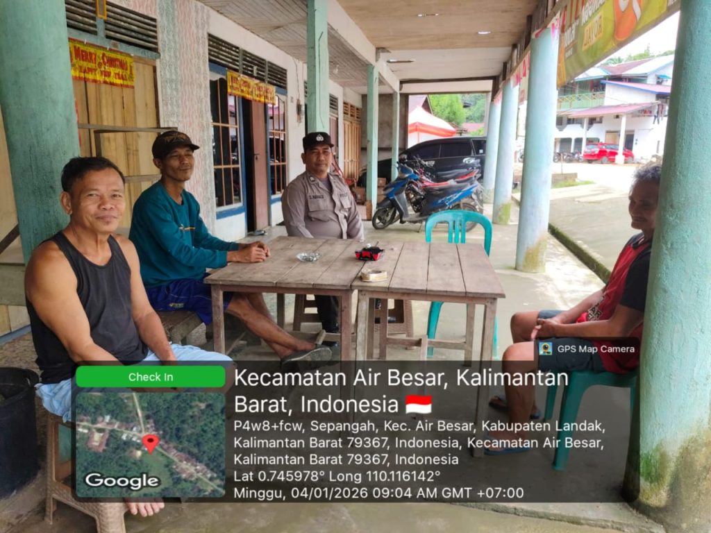 Ciptakan Situasi Aman, Polsek Air Besar Intensifkan Patroli Siang