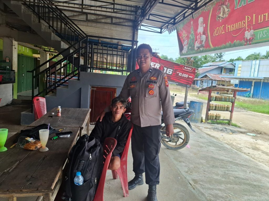 Patroli Siang Polsek Kuala Behe, Wujud Nyata Ciptakan Kamtibmas Kondusif