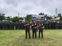 Estafet Kepemimpinan Penjaga Perbatasan: Danbrigif 19/KH Pimpin Sertijab Danyonif 645/Gty