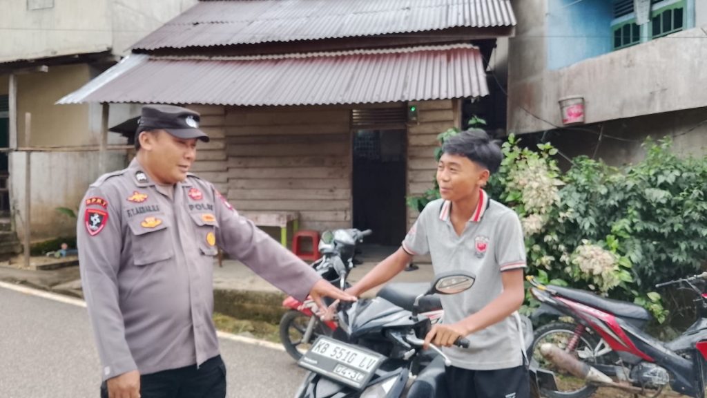 Intensifkan Patroli Kamtibmas Ciptakan Situasi Aman dan Kondusif di Wilkum Polsek Kuala Behe
