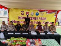 Polda Kalbar Berhasil Ungkap 11 Kasus Narkoba, Amankan 18 Tersangka dan Musnahkan 16.026,54 Gram Sabu