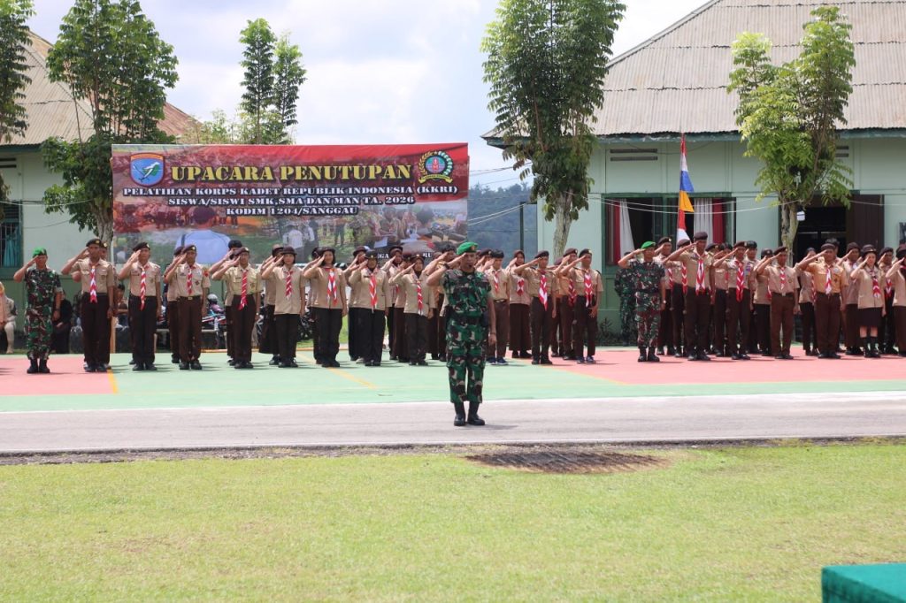 Kodim 1204/Sanggau Tutup KKRI 2026, Perkuat Karakter Generasi Muda