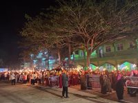 Polsek Ngabang Dan Polres Landak Laksanakan Pengamanan Pawai Obor Sambut Ramadhan 1447 H, 1.500 Peserta Ikuti Kegiatan