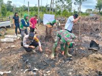 Dukung Ketahanan Pangan, Kapolsek Sebangki Bersama Forkopimcam Tanam Jagung di Lahan BUMDes
