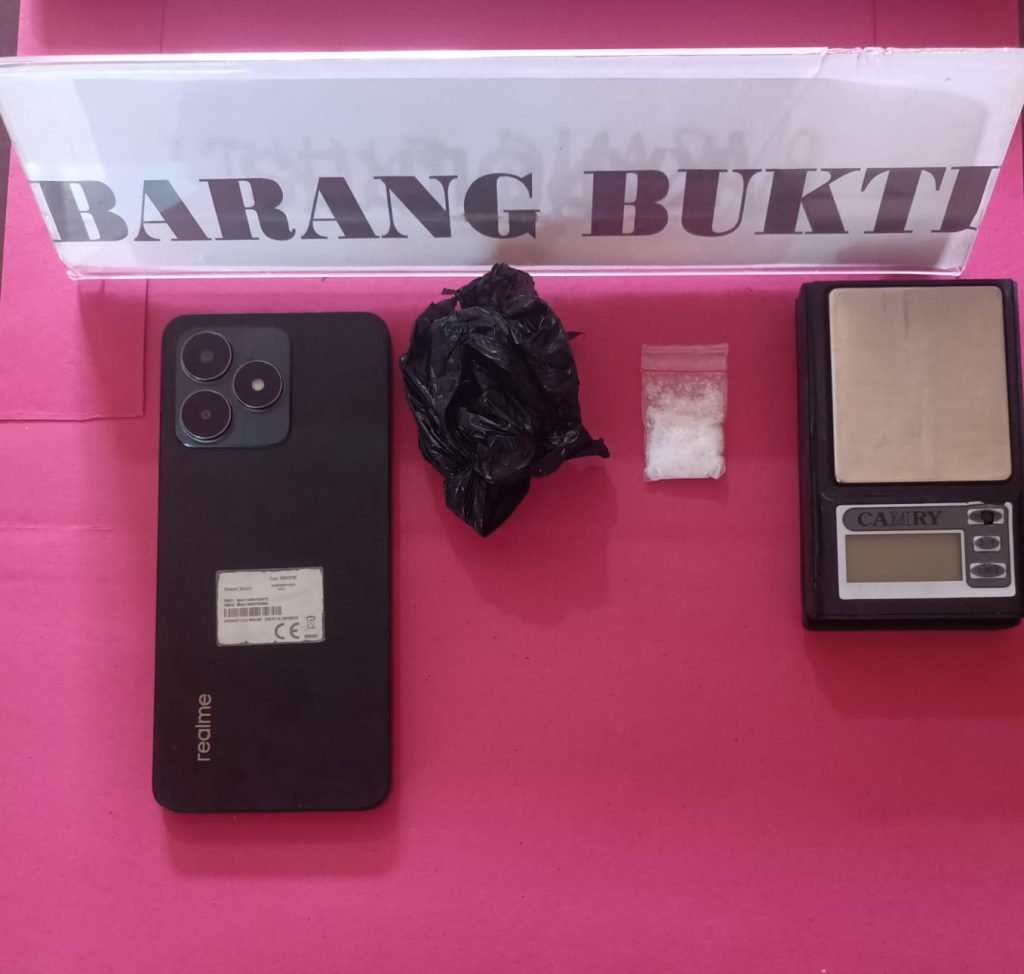 Satresnarkoba Polres Landak Amankan Terduga Pemilik Sabu di Ngabang