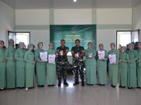Setetes Darah Sejuta Harapan: Aksi Sosial Yonif TP 833/BD Peringati HUT Persit Kartika Chandra Kirana