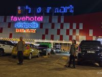 Personel Pos Pam Ops Ketupat Kapuas 2026 Tingkatkan Pengamanan di City Mall Ketapang