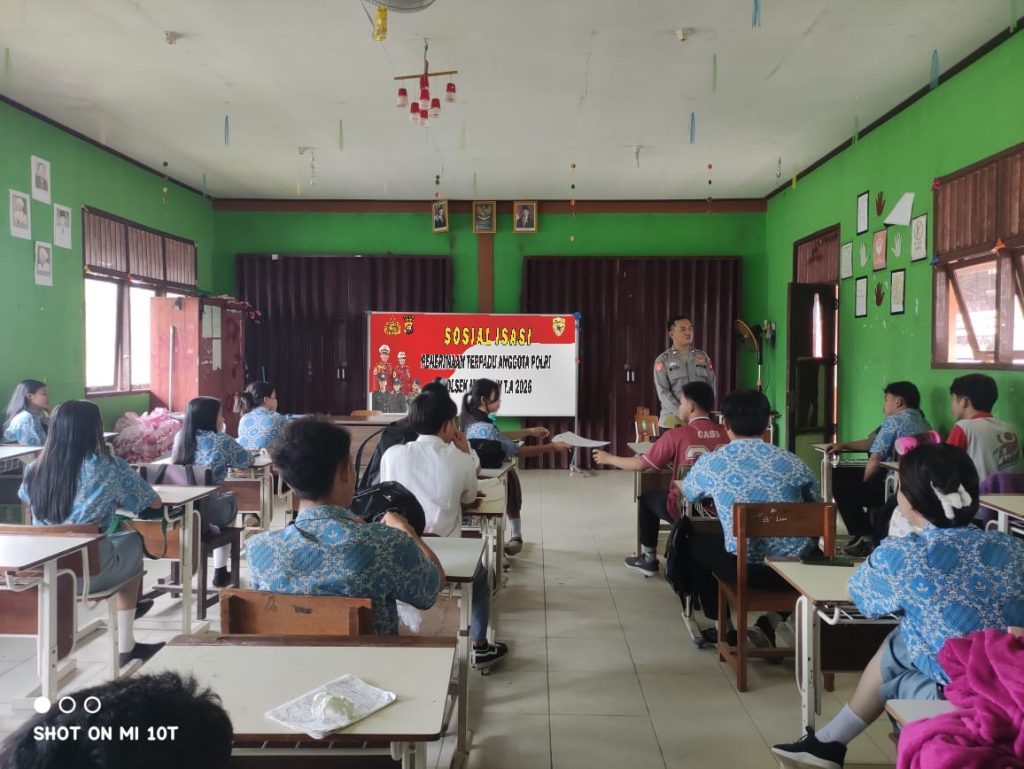 Sosialisasi Penerimaan Polri T.A 2026 di SMAN 1 Menjalin Tingkatkan Minat Pemuda-Pemudi Bergabung dengan Kepolisian