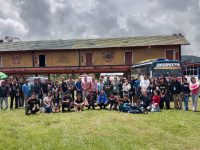 Tengah TMMD, Danramil Toho Bersama Forkopimcam Lepas Kontingen Naik Dango ke-41