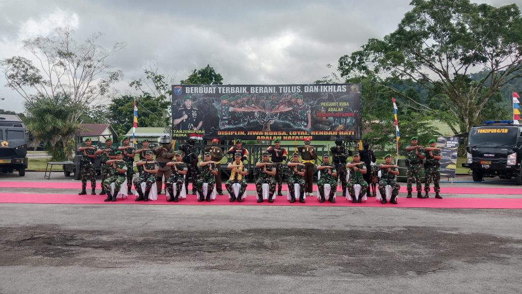 Pangdam XII/Tanjungpura Kunker ke Yonzipur 6/Satya Digdaya, Dandim 1201/Mempawah Turut Mendampingi