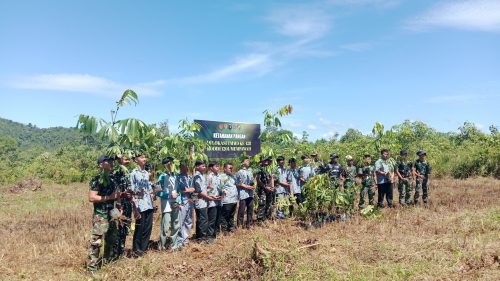 Dansatgas TMMD: Pohon yang Ditanam Hari Ini Jadi Harapan Baru untuk Desa Sepang