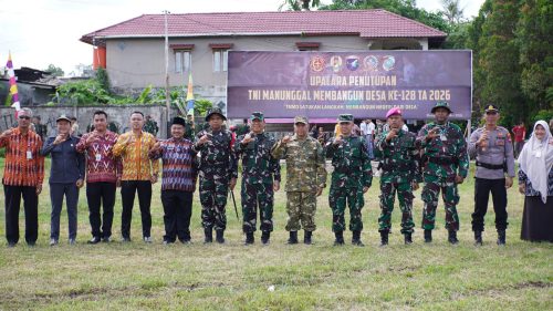 Kades Sepang Haru TMMD Resmi Ditutup, Warga Kini Nikmati Hasil Pembangunan