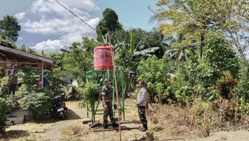Satu Per Satu Hasil Pembangunan Dicek Dansatgas Jelang Penutupan TMMD