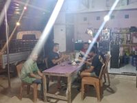 Lelah Setelah Bangun Desa Terbayar Saat Satgas TMMD Ngopi Bersama Warga