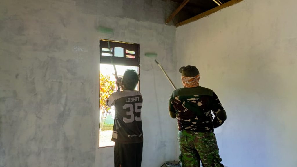 Sasaran RTLH Ke-6 TMMD Reguler Ke-128 Kodim 1201/Mempawah Mulai Dikerjakan