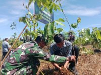 Warga Terharu Lihat Satgas TMMD Tinggalkan Jejak Hijau Sebelum Penutupan