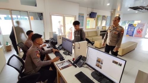 Polres Landak Perkenalkan Layanan Darurat 110, Siaga 24 Jam Layani Pengaduan Masyarakat