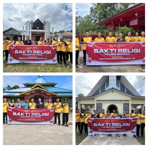 Wujud Toleransi Nyata! Kapolsek Aprianus Pimpin Langsung Bhakti Religi di Masjid, Gereja, hingga Klenteng Sungai Tebelian