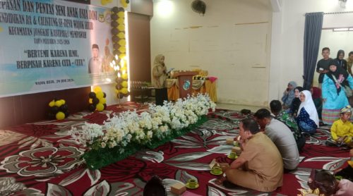 Wujud Kepedulian terhadap Pendidikan, Koramil 1201-01/Jongkat Hadiri Pelepasan Siswa PAUD/RA Wajok Hilir