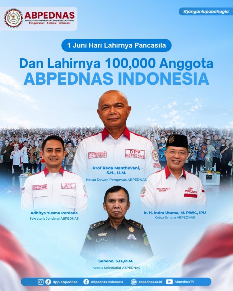 <h4><a href='https://postkotapontianak.com/abpednas-cetak-sejarah-raih-100-ribu-anggota-bertepatan-hari-lahir-pancasila-2026/' title='ABPEDNAS Cetak Sejarah, Raih 100 Ribu Anggota Bertepatan Hari Lahir Pancasila 2026'>ABPEDNAS Cetak Sejarah, Raih 100 Ribu Anggota Bertepatan Hari Lahir Pancasila 2026</a></h4>