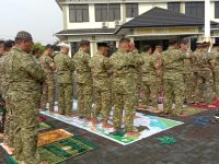 Ikhtiar dan Doa di Tengah Kemarau, Kodim 1201/Mempawah Gelar Sholat Istisqa