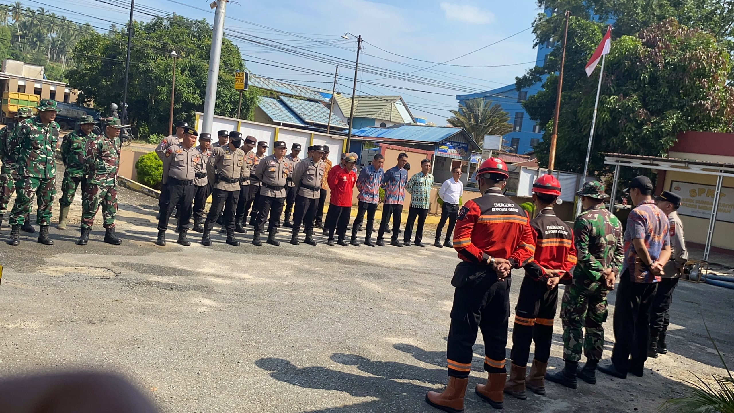Kodim 1201/Mempawah Siagakan Prajurit, Lima Koramil Gelar Apel Serentak Antisipasi Karhutla