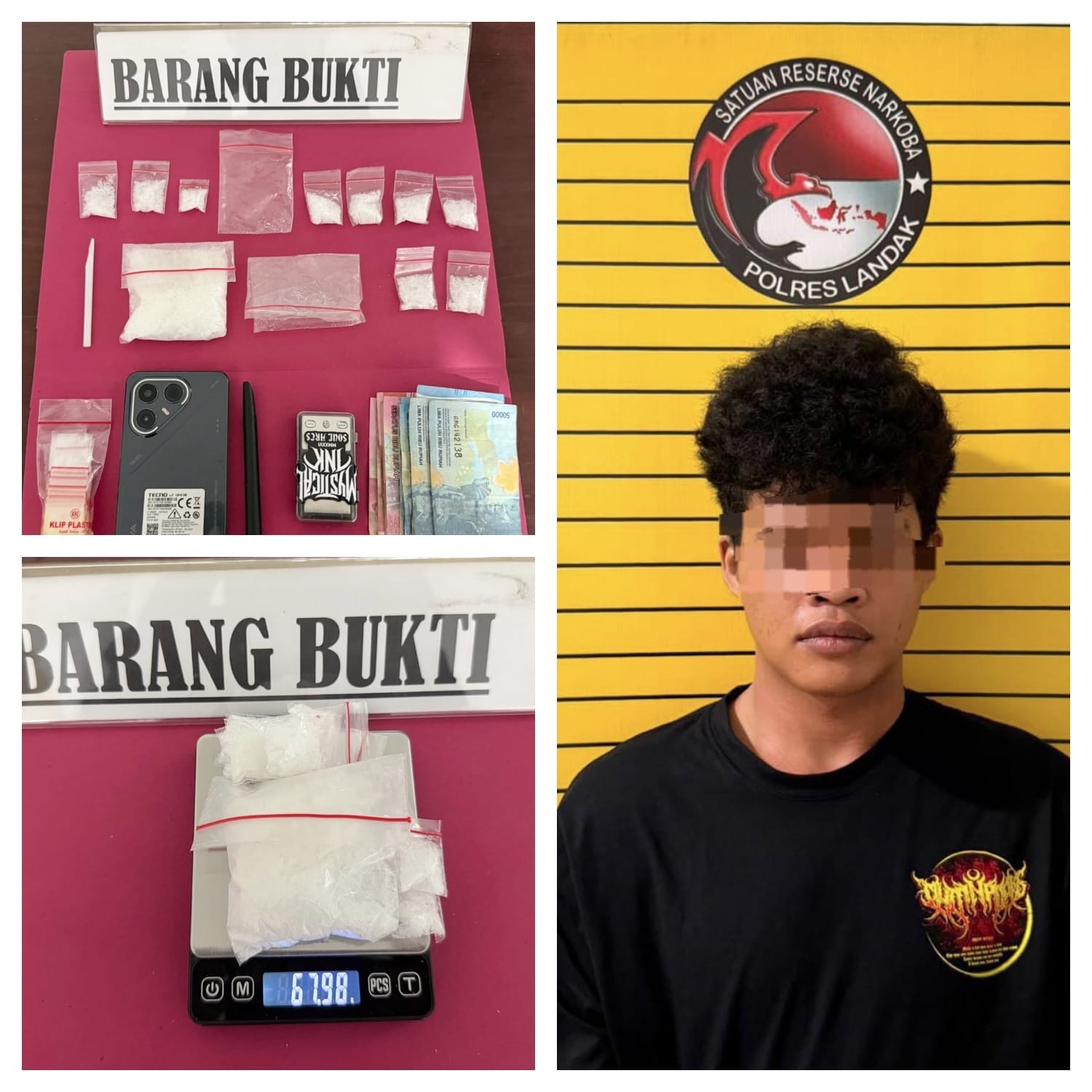 REMAJA TERTANGKAP JUAL SHABU DI MANDOR