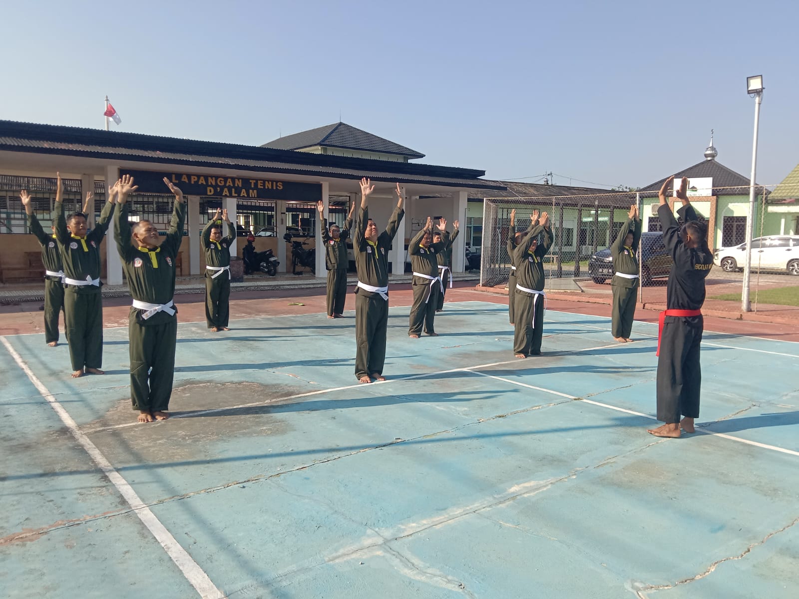 Asah Naluri Tempur dan Bela Diri, Kodim 1201/Mempawah Rutin Gelar Latihan Pencak Silat Militer