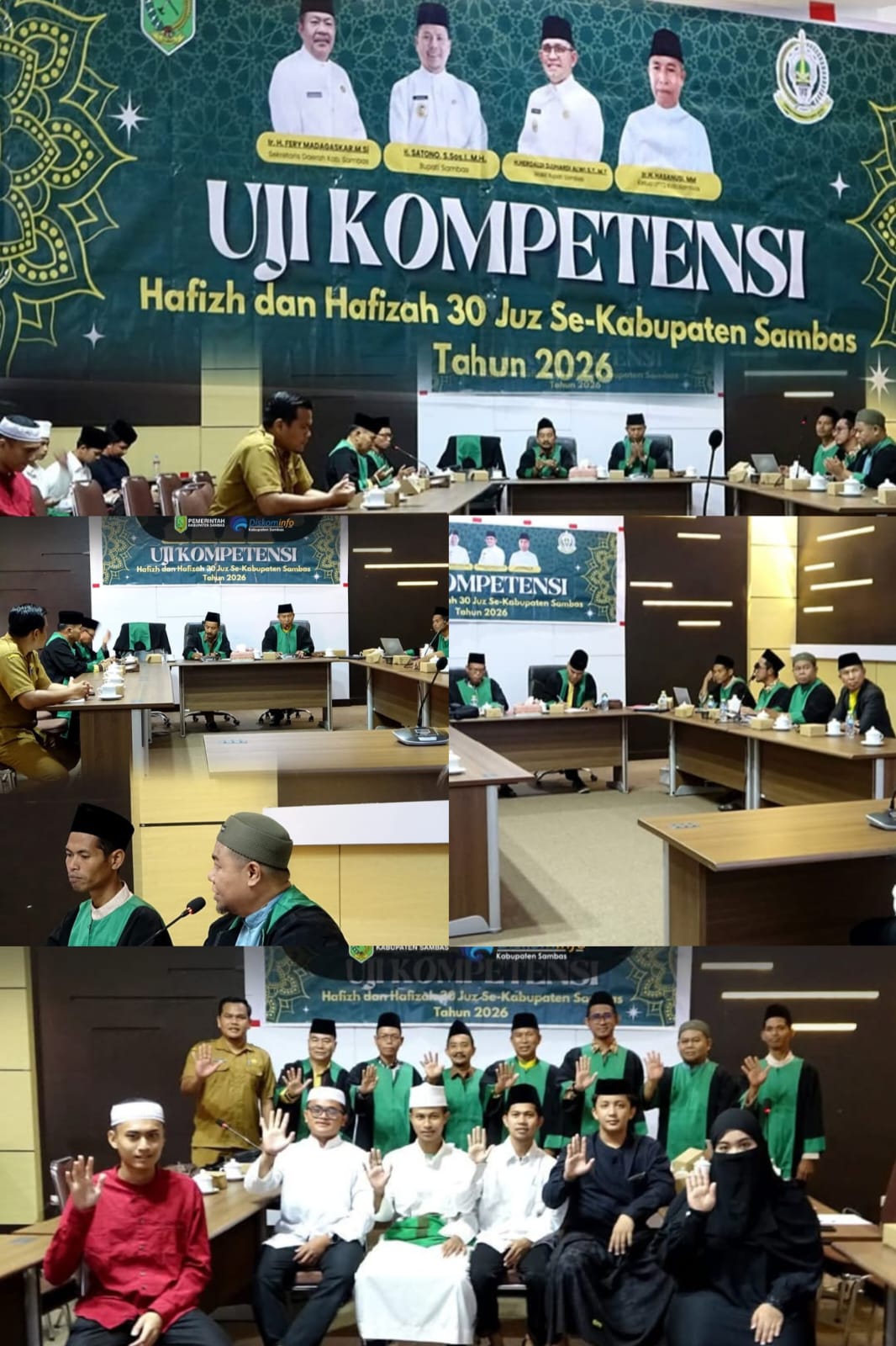 Tahun Ketiga, Pemkab Sambas Gelar Uji Kompetensi Tahfiz Al-Qur’an 30 Juz