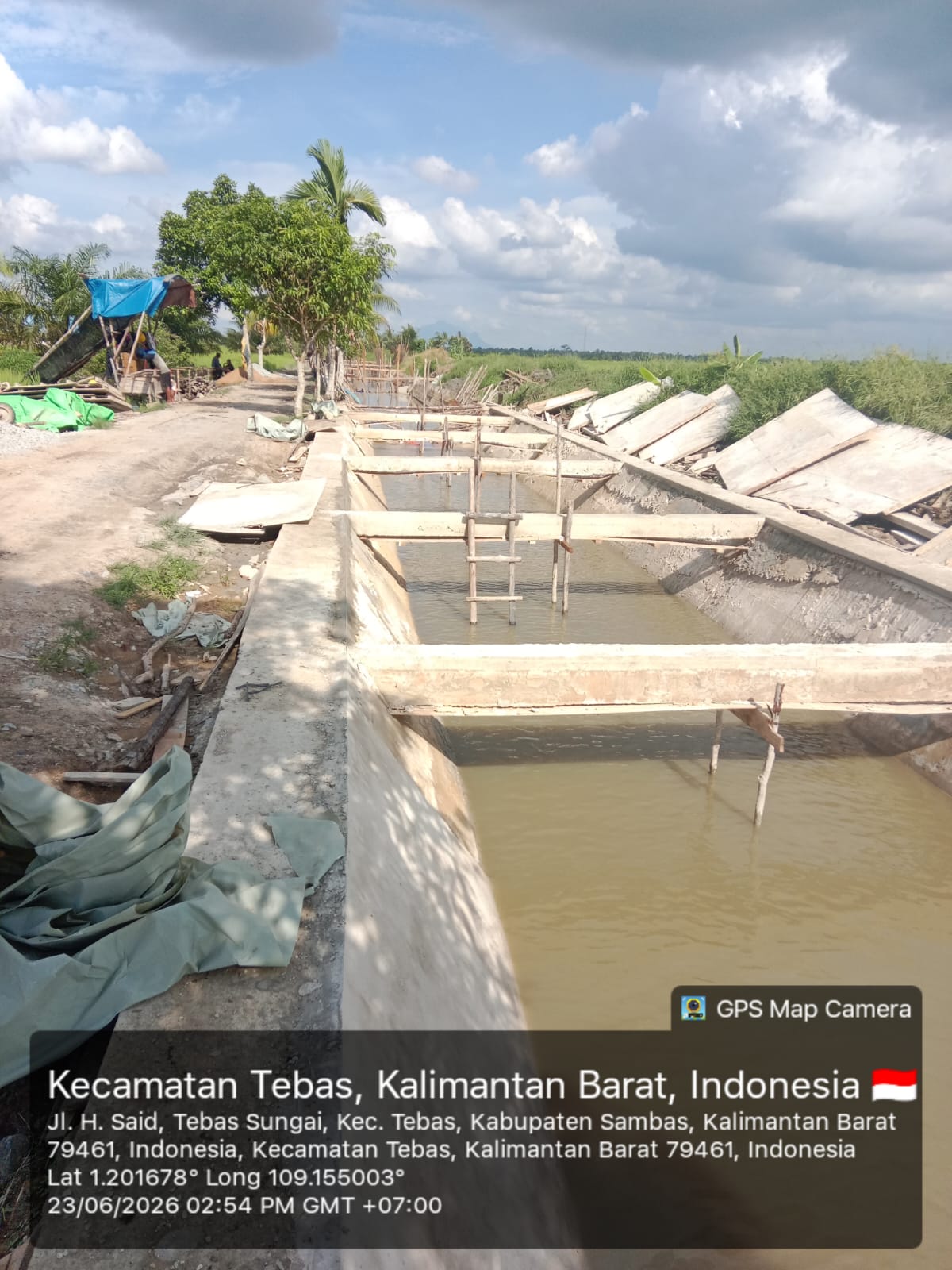Dipantau LP Tipikor Nusantara, Proyek Pembangunan di Desa Dungun Capai 85 Persen