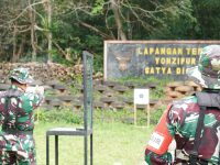 Pelihara Naluri Tempur Prajurit, Anggota Kodim 1201/Mempawah Laksanakan Latihan Menembak