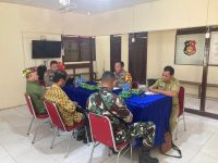 Rapat Koordinasi Penanganan Peti Di Wilkum Polsek Menyuke Bersama Forkopimcam Dan DAD Kecamatan Menyuke dan Banyuke Hulu
