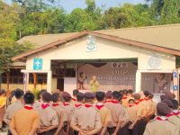 Koramil 1201-05/Toho Melaksanakan Kegiatan Orientasi Dasar Pramuka bagi Siswa-Siswi Baru