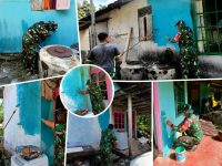 Mengabdi untuk Negeri, TNI-AD Percantik Rumah Veteran Republik Indonesia di Mempawah