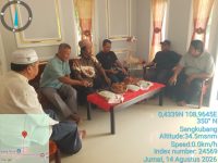 Eric Ibrahim Pattimura Sedekah Jariyah Rp.3 Juta untuk Pembangunan Sumur Bor Masjid Al Mulk Desa Sengkubang.